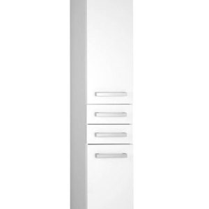 Aqualine VEGA állószekrény 35x184x31cm, fehér VG185