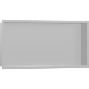 Hansgrohe XtraStoris Original falfülke integrált kerettel 30x60x10 cm, rozsdamentes acél hatású 56064800