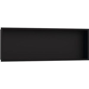Hansgrohe XtraStoris Original falfülke integrált kerettel 30x90x10 cm, matt fekete 56067670